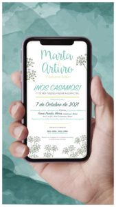 Invitación boda digital Paniculata_Online