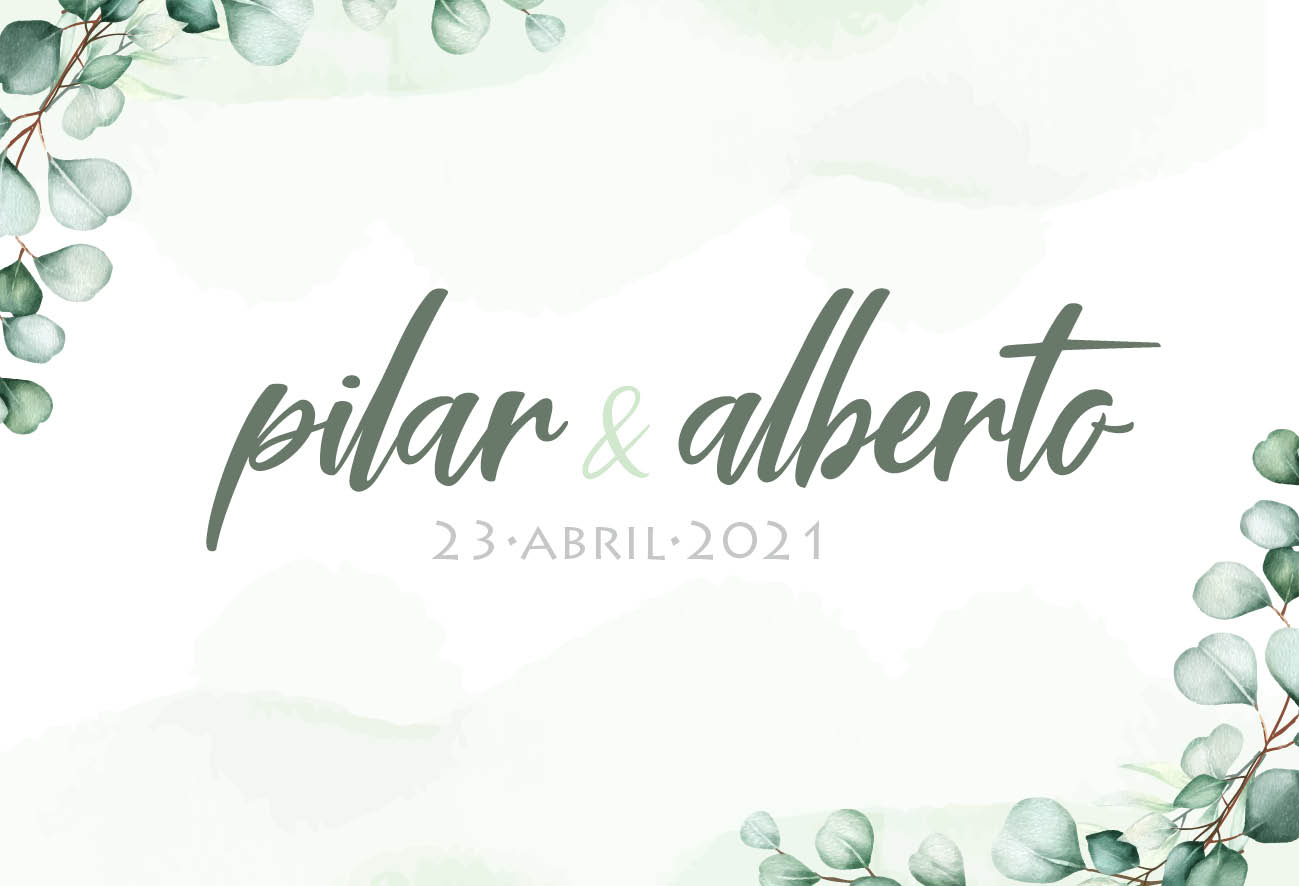 Invitación de Boda con Eucalipto elegante Invitación de Boda con Eucalipto elegante