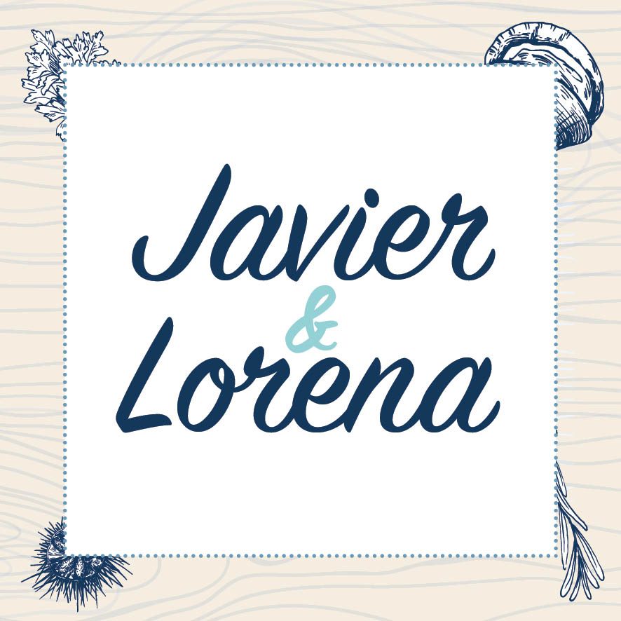 Invitación de Boda Marítimas Conchas