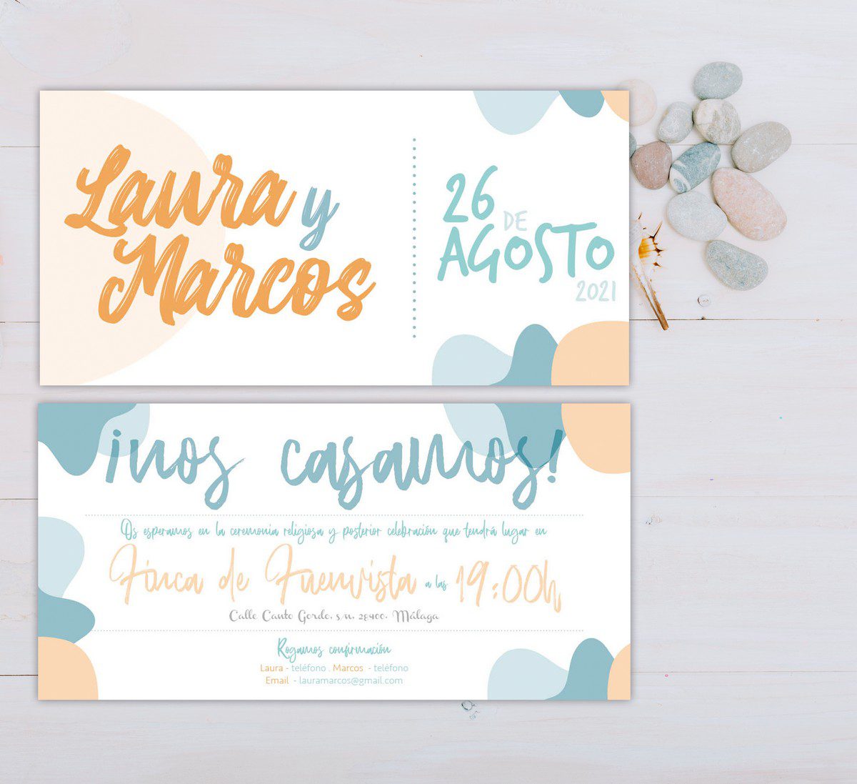 Invitaciones Boda Marítimas